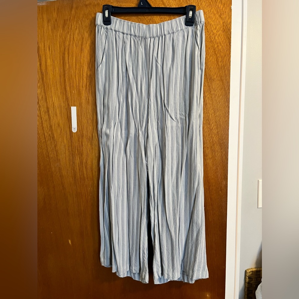 American Eagle Blue Vacation Cropped Pants